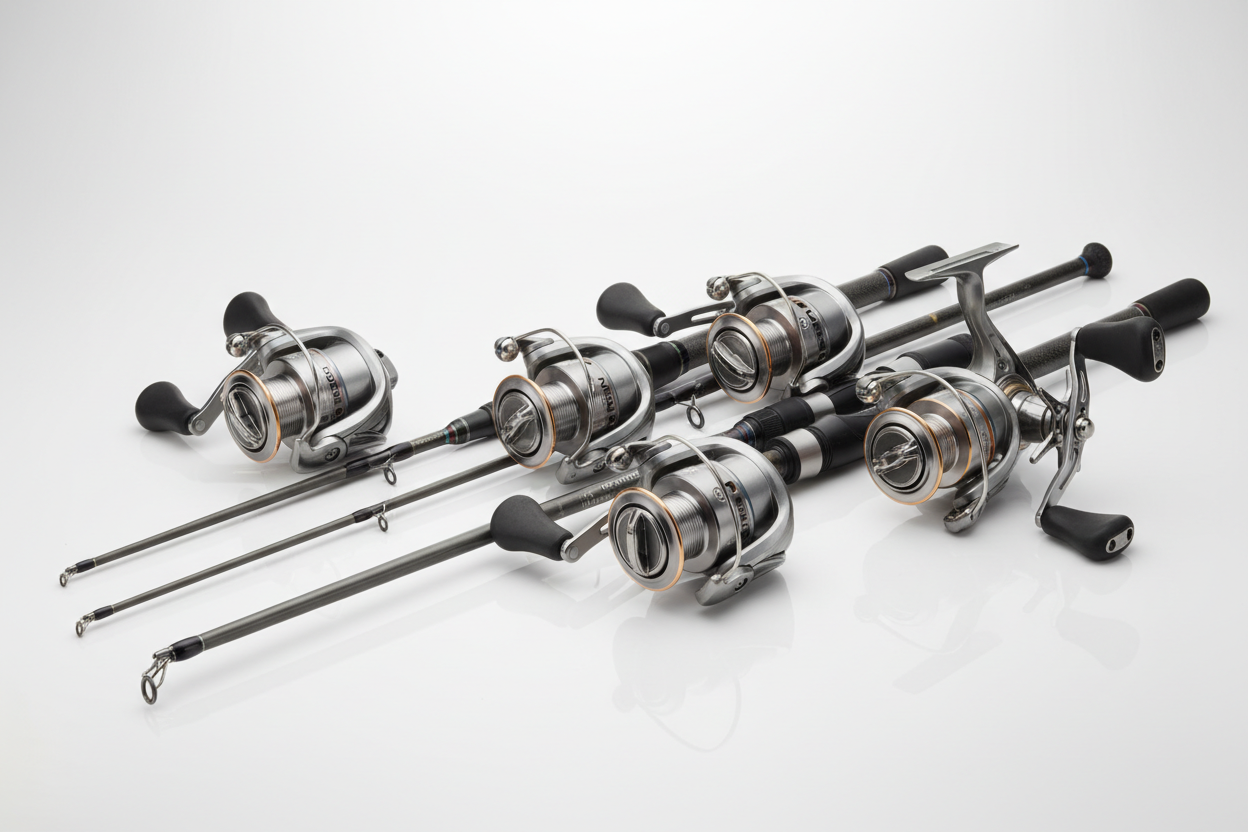Shimano reels and rods product photo